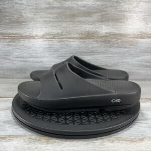 Oofos Women’s Ooahh Recovery Comfort Slip On Slide Sandals Size 9